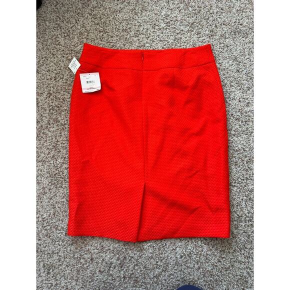 NWT - KASPER Skirt, size Women;s 10, Bright Red/Orange - Picture 9 of 11
